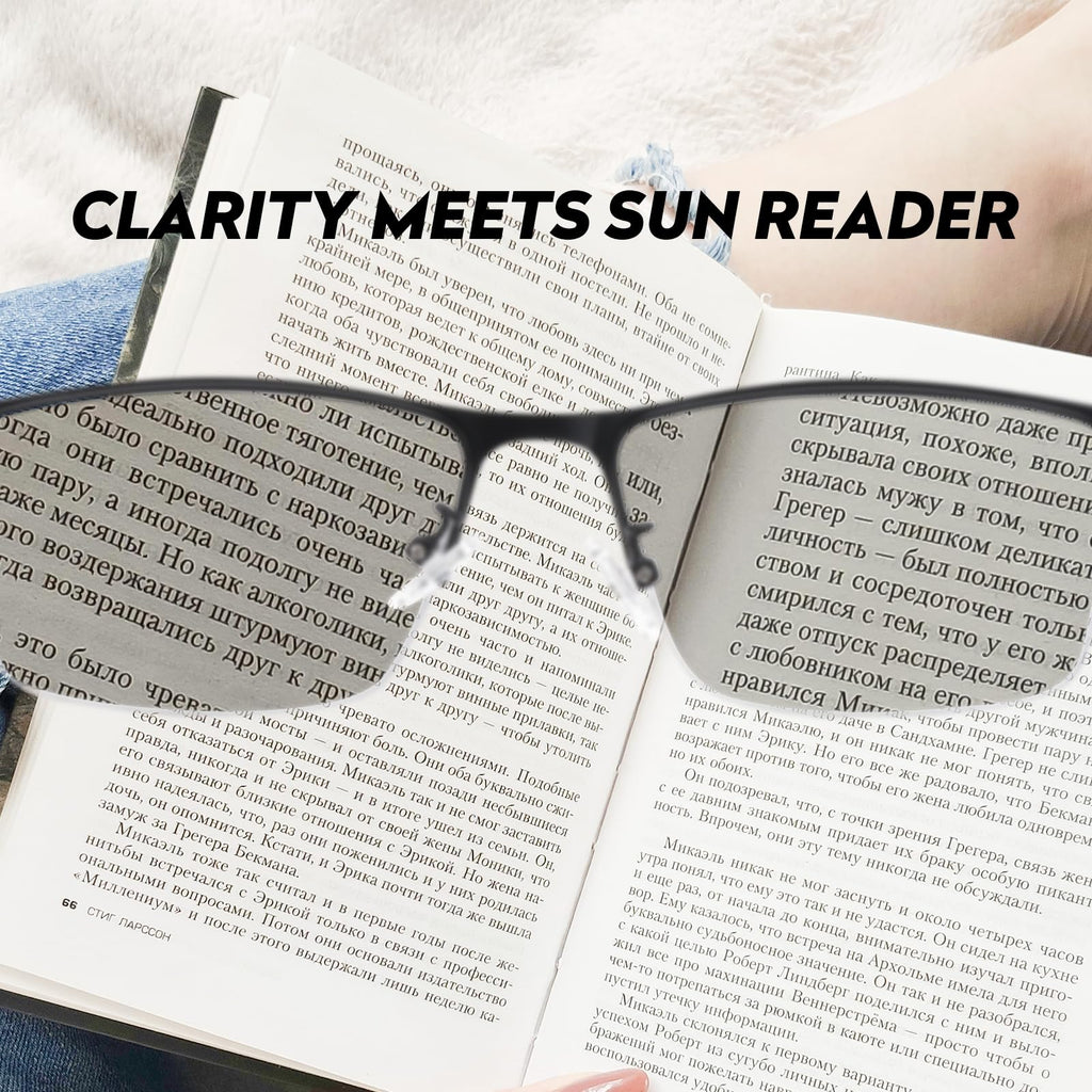 SKYOAK 2 Pack Premium Reader Sunglasses for Men with UV400 Protection Outdoors, TR90 Lightweight Tinted Reading Glasses Half Frame Design, Dark Lens Sun Readers & 2.5x - Not Bifocals