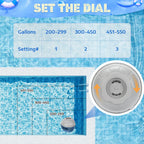 Hot Tub Floating System Mineral Cartridge + Replacement Prefilled Cartridge 1-Pack, Compatible with Frog Ease Floating System, Water Treatment Smart Self-Regulating