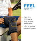 OrthoSleeve Compression Knee Brace, Knee Sleeve for ACL, MCL, Injury Recovery, Meniscus Tear, Pain, Aching Knees, Patellar Tendonitis & Arthritis Pain