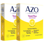 AZO Yeast Plus Dual Yeast Infection Pills Symptom Relief for Women, 120 Ct
