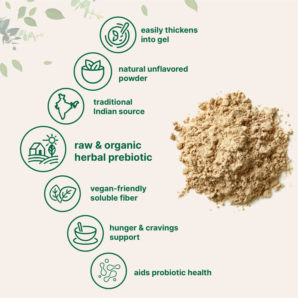 Micro Ingredients Organic Psyllium Husk Powder, 2lbs (32oz) | Daily Soluble Fiber Supplement | India Origin | Natural Prebiotics & Probiotics | Supports Digestive Health|Non-GMO, Keto Friendly, Vegan
