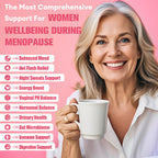 40-in-1 Menopause Supplements for Women, Multibenefit & Complete Black Cohosh for Hot Flashes, Night Sweats & Hormone Balance, w/ Probiotics, DIM, Vitex, Dong Quai, Red Clover and More, 120 Vegan Caps