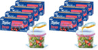 Ziploc Gallon Food Storage Bags, 120ct Total, Stand-Up Bottom, Easy to Fill (Pack of 2)