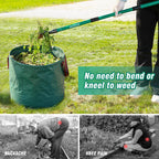 HUZSV Weed Puller Tool Gardening Hand Weeding Tool with Long Handle