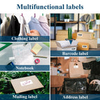 (500 Sheets, 15000 Labels) Sticker Paper, 1" x 2 5/8" Shipping Address Labels, 30 Per Page Self Adhesive Mailing Label for Laser and Inkjet Printers