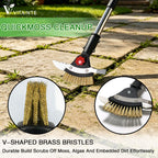 VITAINTE 3 in 1 Crack Weeder Tool Long Handle
