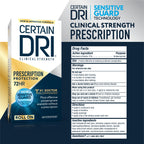 Certain Dri Rx Strength Clinical Antiperspirant Roll-On, 1.2 oz (3 Pack)