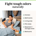 Azuna Home Odor Eliminator for Strong Odor | 2 Room Kit | Natural Scent