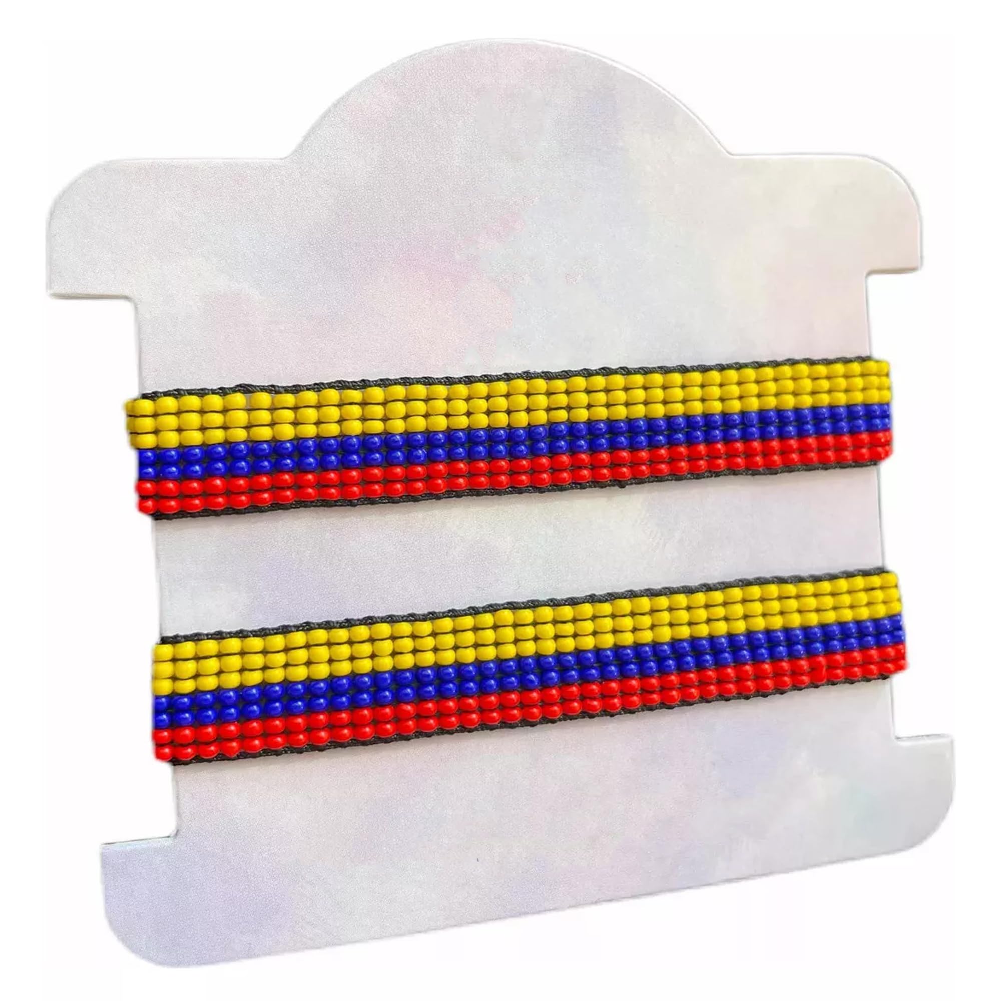 Handmade Colombian Bracelet/Band - Colombian Culture - Couples Bracelet - Made with Miyuki Beads - Woven and crafted in Colombia