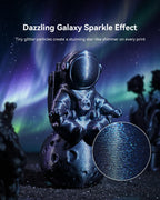 SUNLU Galaxy PLA Filament 1.75mm, Nebula Green, Color-Shifting Pearlescent Glitter PLA 1kg, Light-Activated Shine, Smooth Gloss Finish, Neatly Wound, Fits Most FDM Printers