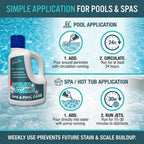 Stain and Scale Control for Hot Tub, Pool Stain Remover, Metal Sequestrant for Pool & Spa, Hot Tub Descaler Support, Mineral Inhibitor, 3 Liter – BubbyShine