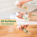 Good Natured Brand All-Purpose Cleaner Concentrate | Multi-Surface Cleaner | Natural Orange Essential Oil | Multipurpose Cleaner Concentrate All Surfaces | Orange | 8oz makes 128oz