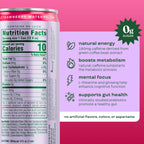 Bloom Nutrition Zero Sugar Energy Drink, Strawberry Watermelon, 12oz 12pk