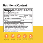 American Health Ester-C 1000 mg with Bioflavonoids Capsules 24Hour Immune Support Gentle on Stomach NonAcidic Vitamin C NonGMO Gluten-Free Servings, Citrus, 105 Count