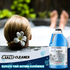 AhhSome Jetted Tub & Hot Tub Cleaner, Powerful Spa Bath Cleaning Solution for Jacuzzis & Whirlpools, 1 Gallon (64 Treatments), Professional Grade Septic Safe Solution for Hot Tubs, Made in USA