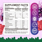 Kids Magnesium Glycinate Gummies - Magnesium Supplement Gummies with L-Theanine, Chamomile, Licorice, Vitamin B6, D for Kids & Adults Sleep, Stress, Muscle Relief & Nerve Bone - Sugar Free Grape 60ct