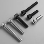 BNUOK 60pcs M3 x 60mm Hex Socket Head Cap Screws Bolts, 304 Stainless Steel 18-8, Allen Socket Drive,Bright Finish, Full Threads,with Hex Spanner