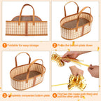 Orchidleaf 2 Set Baskets for Gifts Empty, Woven Bamboo gift baskets empty