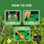 Seeding Square Planting Tool, Seed Planter for Square Foot Gardening Kit