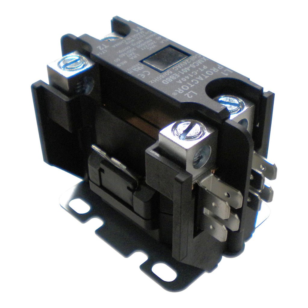 Protactor 1 Pole 40 AMP Heavy Duty AC Contactor Replaces Virtually All Residential 1 Pole Models