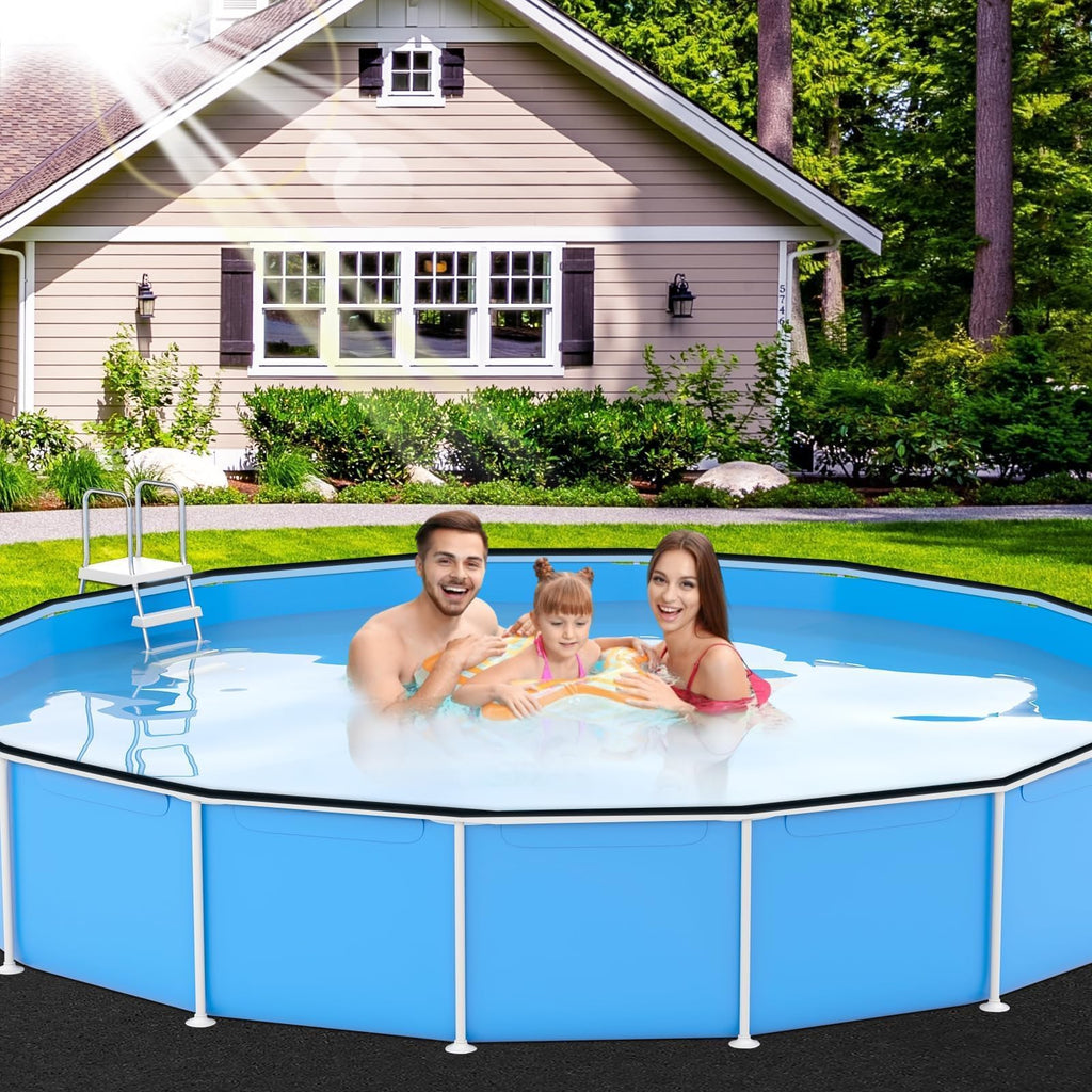 Svepndic 60PCS Coping Strips for Overlap Above Ground Pool Liner Coping Strips,Pool Coping Clips Replacement Kit for 24ft Round Pool