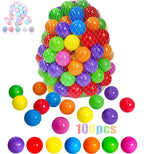 LANGXUN Plastic Ball Pit Balls for Baby Toddler Kids