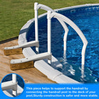KTWT 2 Pack 160-0001PG Replacement Deck Support for Biltmor Above Ground Pool Step