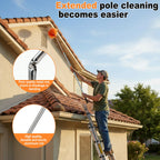 Lemosyu Professional 67" Window Squeegee, 3-in-1 Rotatable Squeegee for Window Cleaning with Extension Poles, Window Cleaner Tool Kit for Indoor & Outdoor High Windows and Car Glass