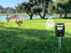 Broox 2026 Upgraded Solar Animal Repellent, Cat Repellent Outdoor, Squirrel Repellent, Deer Repellent, Ultrasonic pest Repeller, Waterproof IP 65, Motion Detection, Dog, Raccoon, Skunk, Rabbit, Rodent