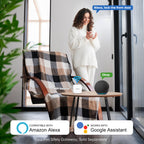 Fingerprint Smart Door Lock with Handle & Keypad – No More Lost Keys, Keyless Entry & Remote Access for Home, Kids, Airbnb & Rental Property, DIY Install, Alexa & Google Compatible