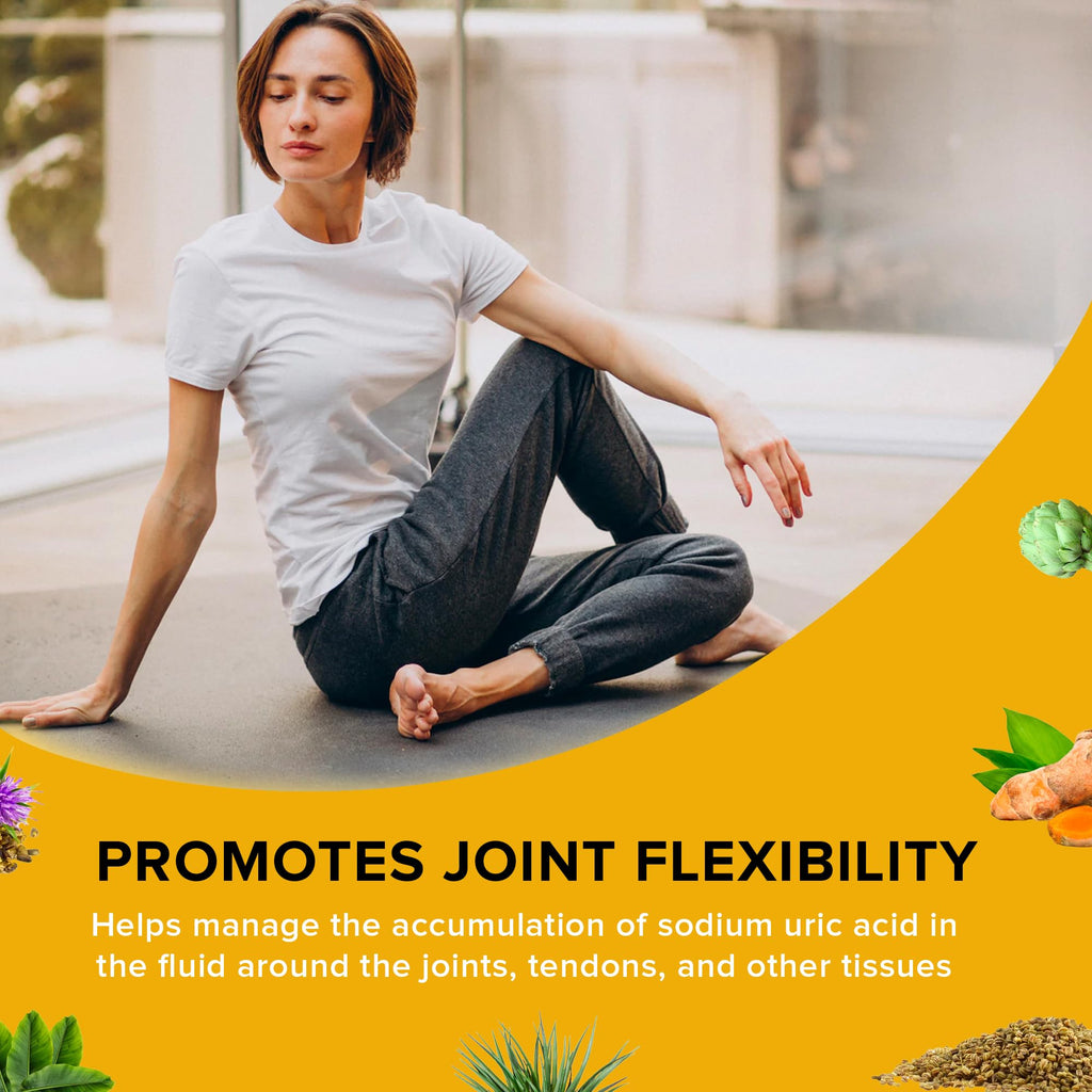 PurMEDICA Urcinol Uric Acid Supplement for Joint Support - 60ct (Pack of 1) - Uric Acid Support Formula with Turmeric Root, Acai, Banaba Leaf, Celery Seed, Yucca Stalk