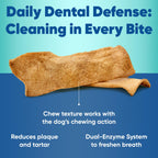 C.E.T. Enzymatic Oral Hygiene Chews for Dogs, Tartar Control, Large