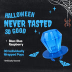 Ring Pop Blue Raspberry Halloween Lollipop, 30 Count, Bulk Party Favors