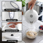 OVENTE 1.7L Electric Tea Kettle, Fast Boiling Water Heater, White KP72W