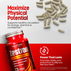 Male Enhancing Supplement Fast Acting Enlargement Pills for Men - Enhanced Size, Drive, Blood Flow, Libido, Testosterone Booster, Strength, Endurance - Boost Performance & Confidence - 60 Capsules