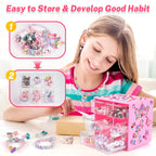 Faburo 42PCS Jewelry Toys for Girls, Unicorn Mermaid Princess Toys- Rings