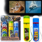 Pup Go 2-Pack Wild Animal & Seaworld Torch and Projector for Ages 3 4 5 6 7, Ideal Toys for Boys, Cool Kids Torch with 6 Discs and 48 Images, Educational Science Kits for Toddlers and Children