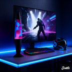 JAMBO 16" Beautiful Lamp- Blue with Purple Wax, Relaxing Liquid Lamp for Living Room Office Bedroom Adults Teens Kids, Magma Light, Night Light Nightlight, Home Decor