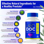 Uro Doc Prostate Health Supplements for Men Capsules, Official Uro Doc All Natural Support Pills - Maximum Strength for Daily Wellness, All Natural Premium UroDoc Health Support Reviews (2 Pack)