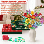 Flower Advent Calendar 2026 – 24 Day Christmas Countdown Building Set