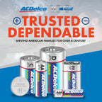 Powermax ACDelco AA and AAA 200-Count Combo Pack Super Alkaline Batteries, 100-Count Each, 10-Year Shelf Life, Reclosable Packaging