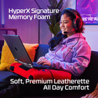 HyperX Cloud III – Wired Gaming Headset, PC, PS5, Xbox Series X|S, Angled 53mm Drivers, Spatial Audio, Memory Foam, Durable Frame, Ultra-Clear 10mm Mic, USB-C, USB-A, 3.5mm – Black/Red