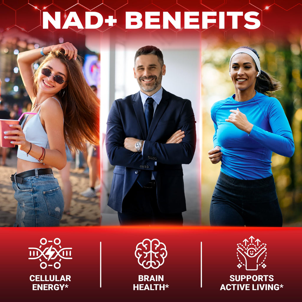 Tenmido NAD+ Supplement Liquid Drops - 9in1 with Nicotinamide Riboside, Resveratrol, Quercetin, TMG Trimethylglycine, Fisetin, Co Q10, PQQ, and Black Pepper - 30ml 1 Fl Oz