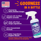 Originally Yellow Lavender distilled white vinegar for cleaning purpose Spray | Cleaning Vinegar For home | Living Room, Bathroom, & Kitchen | Plant-Derived All Purpose Cleaner Spray | 3 Pack