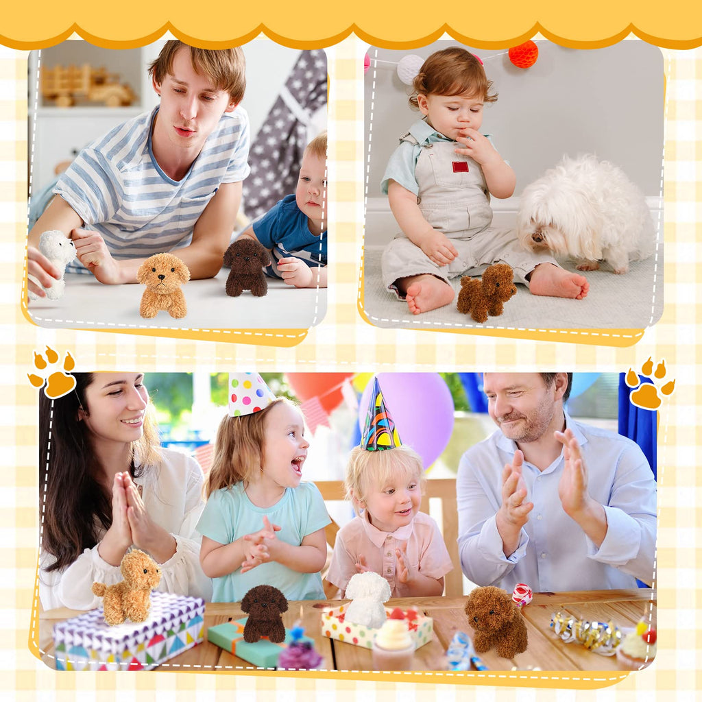 Sosation 20 Pcs Mini Dog Stuffed Animals Bulk, Adopt a Puppy Favors