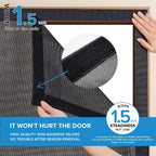 Magnetic Screen Door with Upgraded PET Material Mesh- Easy Installation, Tear-Resistant, Pet and Kid Friendly