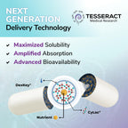 Tesseract Medical Research BerberActiv-QR Berberine Immune Support Supplement, Supports Liver Health, Hypoallergenic, 350mg, 90 Vegetarian Capsules