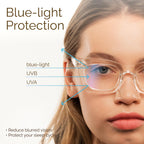 CCVOO 2.5 Oprah Style Reading Glasses for Women, Stylish Eyeglasses, Blue Light Readers for Women, Cheaters, (A5 Timeless Tones)