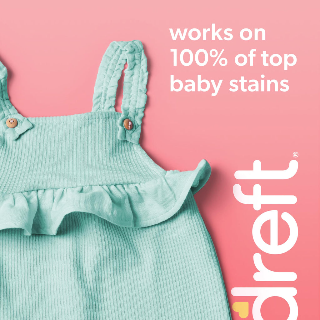 Dreft Stage 2 Active Baby Liquid Laundry Detergent, Helps Remove 99% of Baby Food Stains, Hypoallergenic, 64 loads