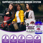 The Food Movement Co. Organic Raw Irish Sea Moss Powder - Mineral Dense Superfood for Cellular Health, Thyroid and Immune Support, Detox - Vegan and Kosher Algae Trace Minerals
